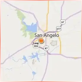 Angelo State University Location Map Angelo State University Location Map