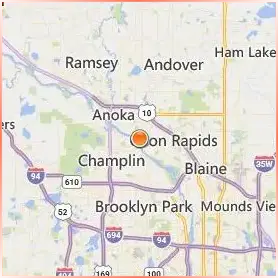 Anoka Ramsey Community College Location Map
