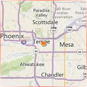 Arizona State University Tempe Location Map Arizona State University Tempe Location Map