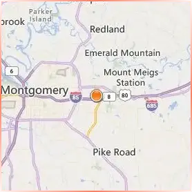 Auburn University at Montgomery Location Map Auburn University at Montgomery Location Map
