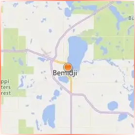 Bemidji State University Location Map