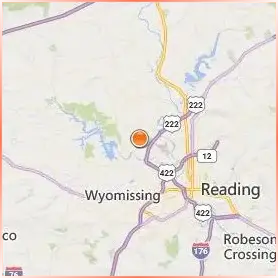 Berks Career & Technology Center Location Map