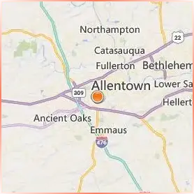 Cedar Crest College Location Map Cedar Crest College Location Map