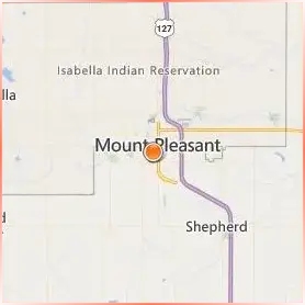 Central Michigan University Location Map Central Michigan University Location Map
