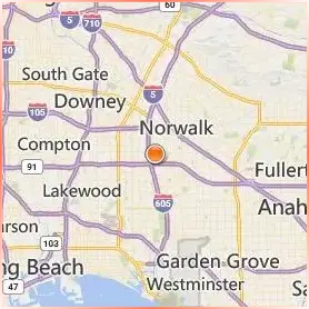 Cerritos College Location Map Cerritos College Location Map