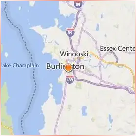 Champlain College Location Map