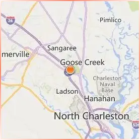 Charleston Southern University Location Map