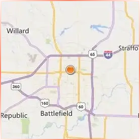 Drury University Location Map