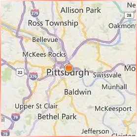 Duquesne University Location Map Duquesne University Location Map