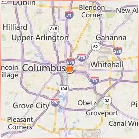 Franklin University Location Map