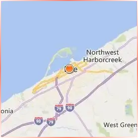 Gannon University Location Map