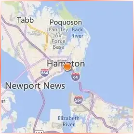 Hampton University Location Map