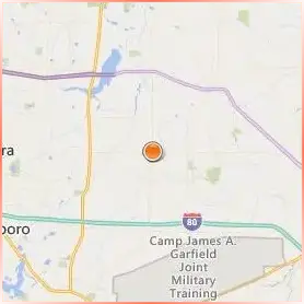 Hiram College Location Map