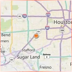 Houston Baptist University Location Map