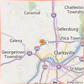 Indiana University Southeast Location Map Indiana University Southeast Location Map
