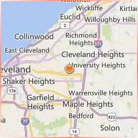 John Carroll University Location Map