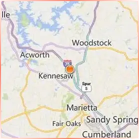 Kennesaw State University Location Map Kennesaw State University Location Map