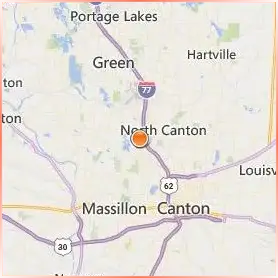 Kent State University at Stark Location Map