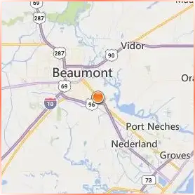 Lamar University Location Map
