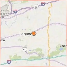 Lebanon County Area Vocational Technical School Location Map Lebanon County Area Vocational Technical School Location Map