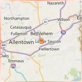 Lehigh University Location Map Lehigh University Location Map