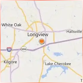 LeTourneau University Location Map