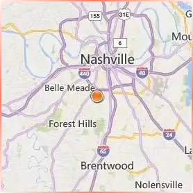 Lipscomb University Location Map Lipscomb University Location Map