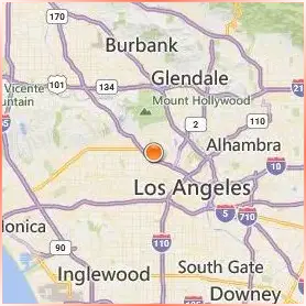 Los Angeles City College Location Map