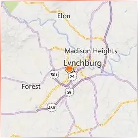 University of Lynchburg Location Map University of Lynchburg Location Map