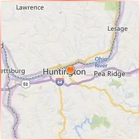 Marshall University Location Map