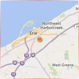 Mercyhurst University Location Map