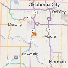 Mid America Christian University Location Map