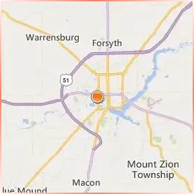 Millikin University Location Map Millikin University Location Map