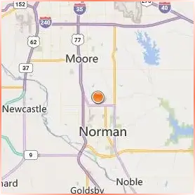 Moore Norman Technology Center Location Map