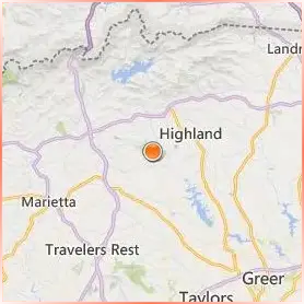 North Greenville University Location Map