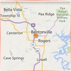 NorthWest Arkansas Community College Location Map