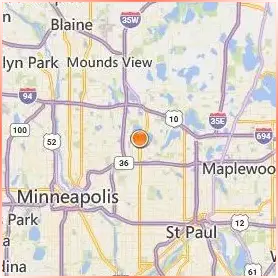 University of Northwestern St Paul Location Map
