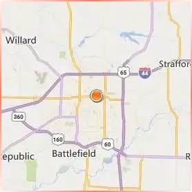 Ozarks Technical Community College Location Map