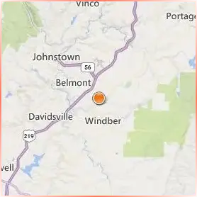 Pennsylvania Highlands Community College Location Map