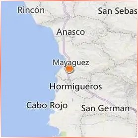 Pontifical Catholic University of Puerto Rico Mayaguez Location Map