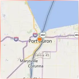 St Clair County Community College Location Map