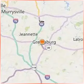 Seton Hill University Location Map