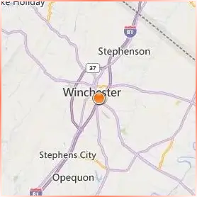 Shenandoah University Location Map