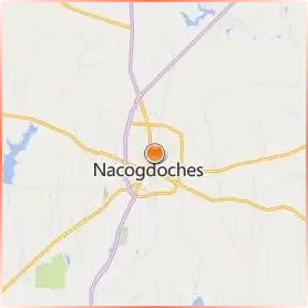 Stephen F Austin State University Location Map