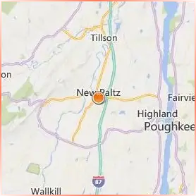 State University of New York at New Paltz Location Map State University of New York at New Paltz Location Map