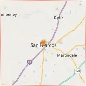 Texas State University Location Map Texas State University Location Map