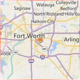 Texas Wesleyan University Location Map