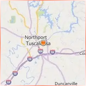 The University of Alabama Location Map The University of Alabama Location Map