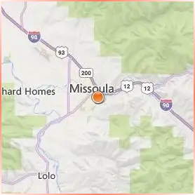 The University of Montana Location Map