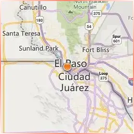 The University of Texas at El Paso Location Map The University of Texas at El Paso Location Map
